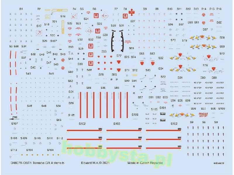 Tornado GR.4 stencils 1/48 - image 1