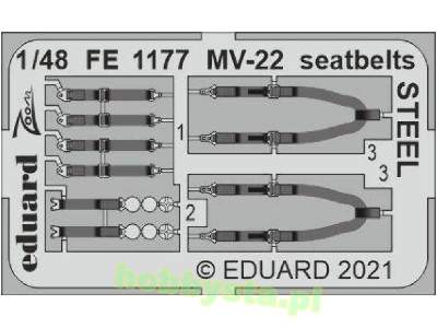MV-22 seatbelts STEEL 1/48 - image 1