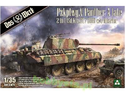 Pzkpfwg.V Panther A Late 2 In 1 (Sd.Kfz.171 / 268) W/O Interior - image 1