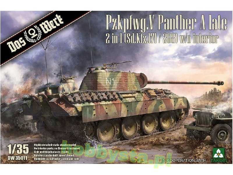 Pzkpfwg.V Panther A Late 2 In 1 (Sd.Kfz.171 / 268) W/O Interior - image 1