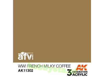 AK 11302 WWi French Milky Coffee - image 1