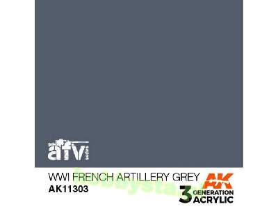AK 11303 WWi French Artillery Grey - image 1