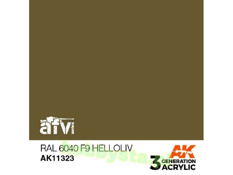 AK 11323 RAL 6040 F9 Helloliv - image 1 AK 11323 RAL 6040 F9 Helloliv - image 1