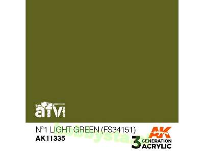 AK 11335 N&#186;1 Light Green (Fs34151) - image 1