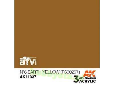 AK 11337 N&#186;6 Earth Yellow (Fs30257) - image 1