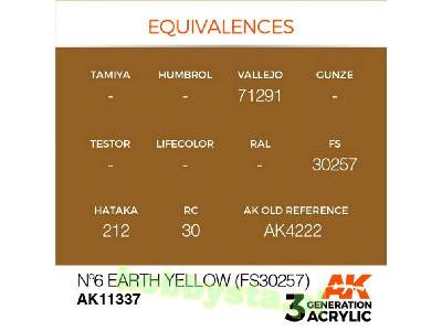 AK 11337 N&#186;6 Earth Yellow (Fs30257) - image 3