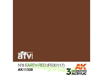 AK 11338 N&#186;8 Earth Red (Fs30117) - image 1