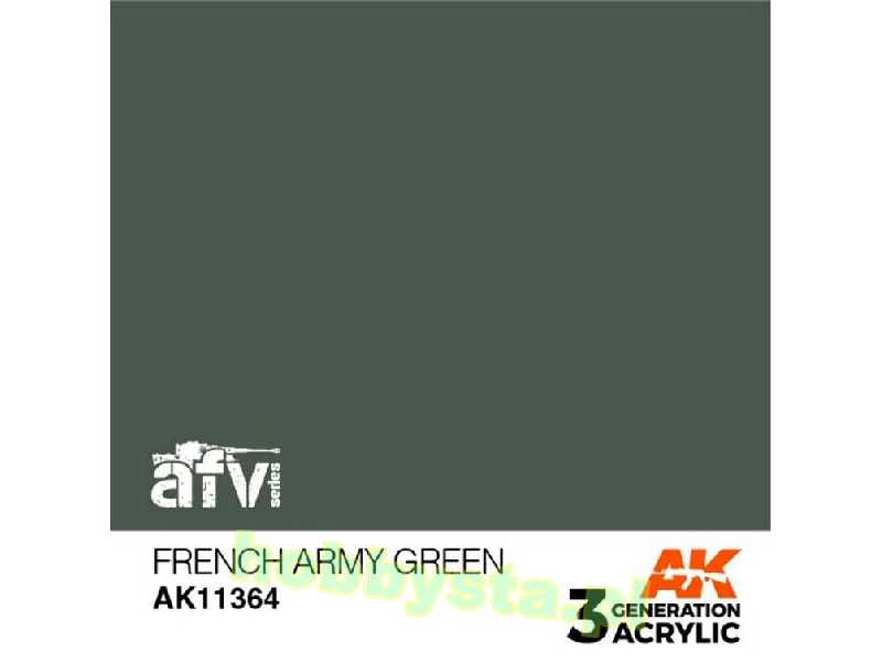 AK 11364 French Army Green - image 1