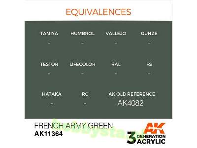 AK 11364 French Army Green - image 3