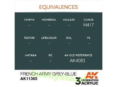 AK 11365 French Army Grey-blue - image 3