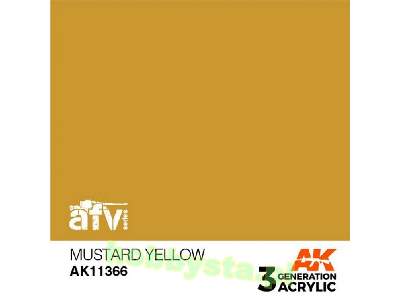 AK 11366 Mustard Yellow - image 1