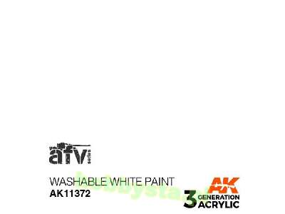 AK 11372 Washable White Paint - image 1
