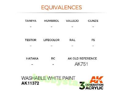 AK 11372 Washable White Paint - image 3