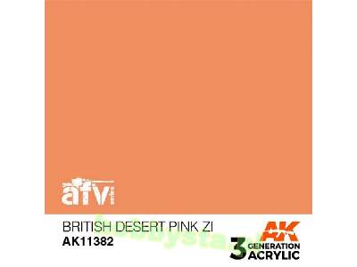 AK 11382 British Desert Pink Zi - image 1