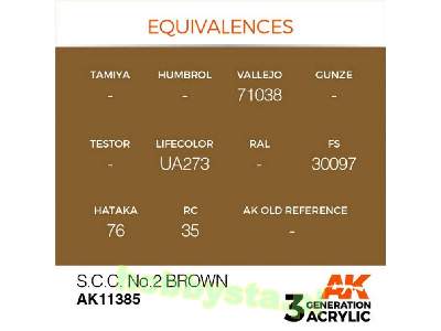 AK 11385 S.C.C. No.2 Brown - image 3