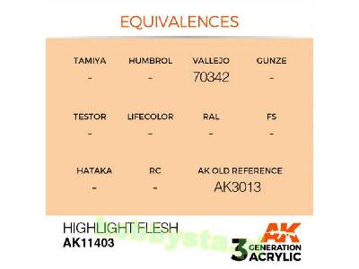 AK 11403 Highlight Flesh - image 3