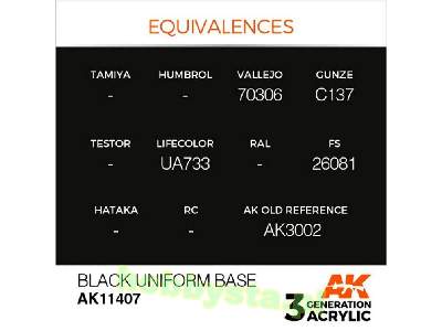 AK 11407 Black Uniform Base - image 3