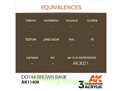 AK 11408 Dot44 Brown Base - image 3