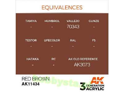 AK 11434 Red Brown - image 3