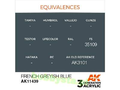 AK 11439 French Greyish Blue - image 3