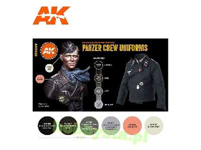 AK 11622 Panzer Crew Black Uniforms Set - image 2