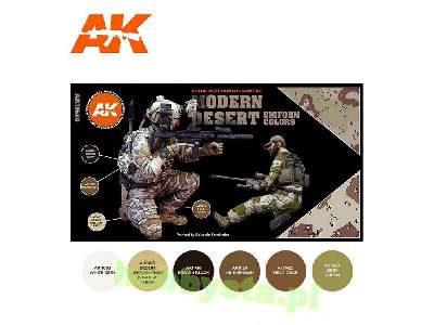 AK 11630 Modern Desert Uniform Colors Set - image 2