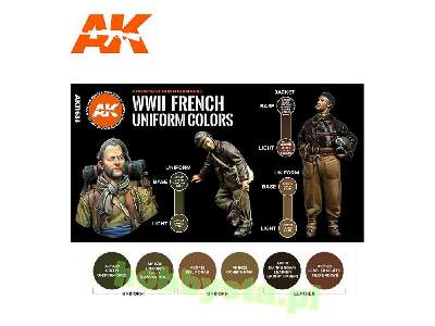AK 11633 WWii French Uniform Colors Set - image 2