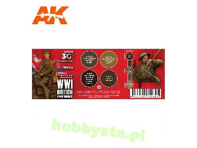 AK 11638 WWi British Uniform Colors Set - image 2