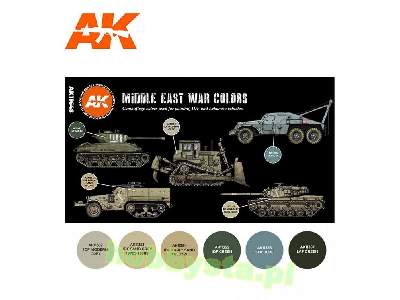 AK 11648 Middle East War Colors Set - image 2