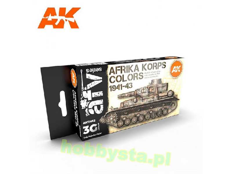 AK 11652 Afrika Korps Colors 1941-43 Set - image 1 AK 11652 Afrika Korps Colors 1941-43 Set - image 1