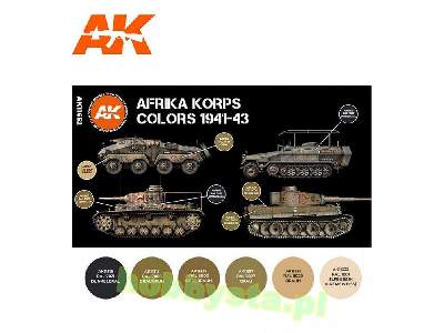 AK 11652 Afrika Korps Colors 1941-43 Set - image 2