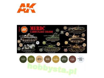 AK 11653 Merdc Camouflage Colors Set - image 2