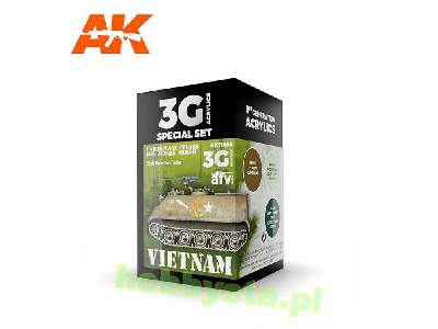 AK 11659 Vietnam Camouflage Colors For Jungle Colors Set - image 1
