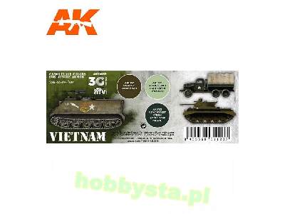 AK 11659 Vietnam Camouflage Colors For Jungle Colors Set - image 2