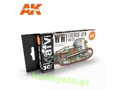 AK 11660 WWi French Afv Colors Set - image 1