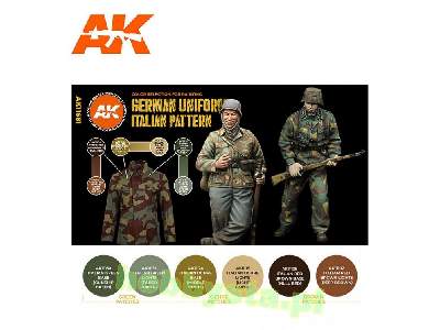 AK 11681 German Uniform Italian Pattern Set - image 2