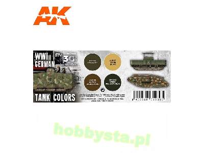 AK 11686 WWi German Tank Colors Set - image 2