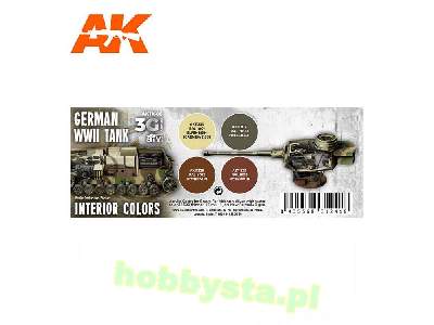 AK 11688 German WWii Tank Interior Colors Set - image 2