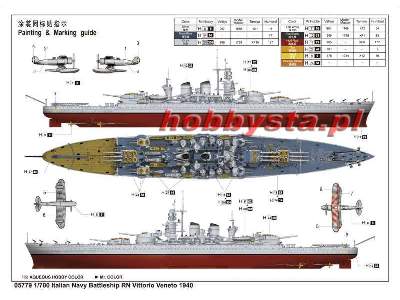 Italian Navy Battleship RN Vittorio Veneto 1940 - image 2