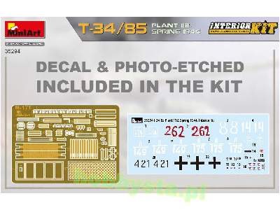 T-34/85 Plant 112. Spring 1944. Interior Kit - image 2