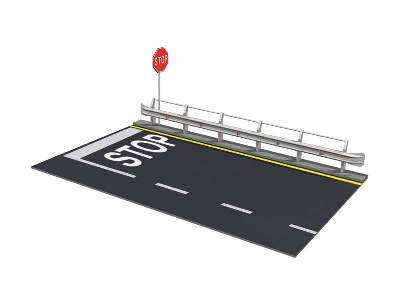 Guard Rail & Road Section for display - image 1