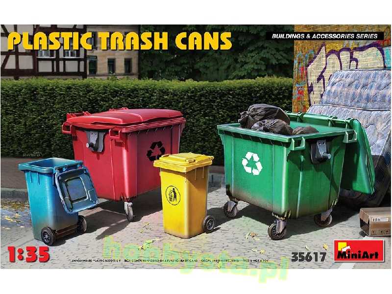 Plastic Trash Cans - image 1