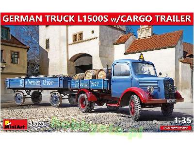 German Truck L1500s W/cargo Trailer - image 1