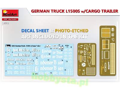 German Truck L1500s W/cargo Trailer - image 3