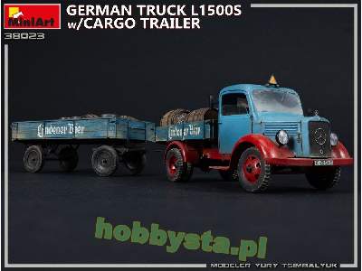 German Truck L1500s W/cargo Trailer - image 17