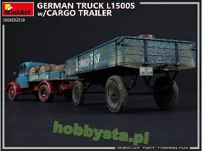 German Truck L1500s W/cargo Trailer - image 18