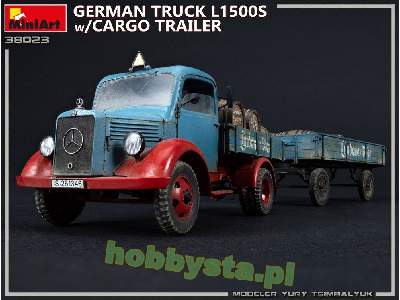 German Truck L1500s W/cargo Trailer - image 19