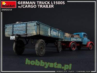 German Truck L1500s W/cargo Trailer - image 20
