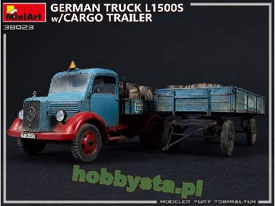 German Truck L1500s W/cargo Trailer - image 21
