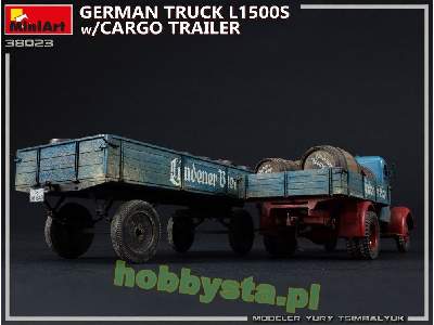 German Truck L1500s W/cargo Trailer - image 22